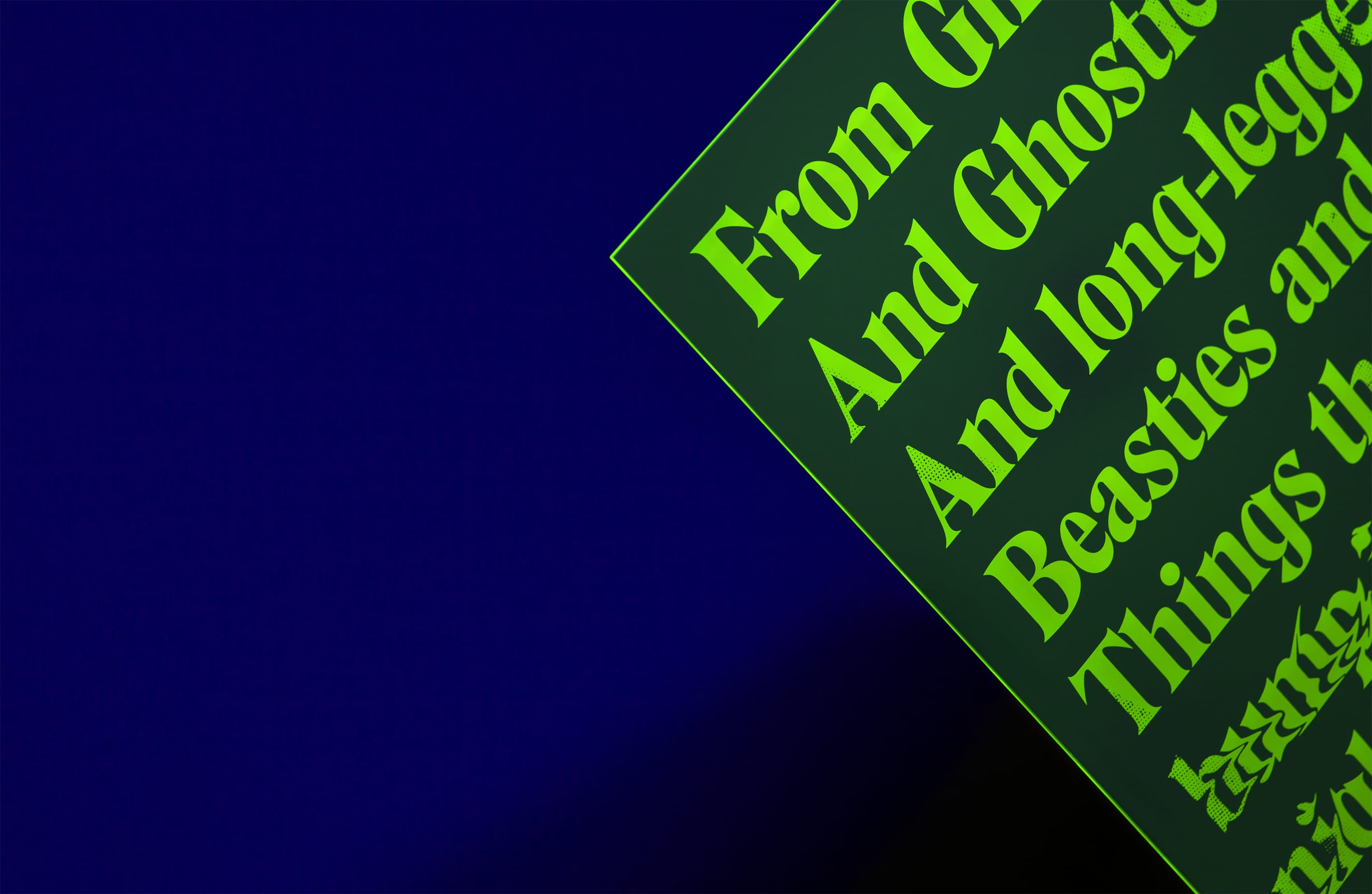 From Ghoulies and Ghosties